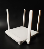 F680L XPON ONU 4GE+1POTS+1USB AC1200 WiFi de Doble Banda 2.4G+5G GPON EPON Auto FTTH ONT Firmware en Inglés Módem de Fibra