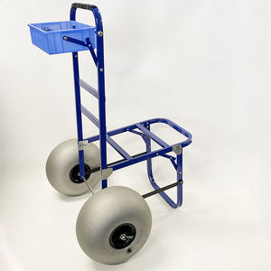 Алюминиевая двухколесная тележка для рыбалки - Product Image 6
