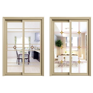 Porta Scorrevole in Alluminio con Vetro Basso Emissivo Design <span class=keywords><strong>Porte</strong></span> Scorrevoli in Vetro per <span class=keywords><strong>Balcone</strong></span> - Product Image 2