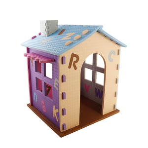 Nuevos productos ecológicos para mascotas 2025, venta al por mayor, jaulas gigantes para mascotas, casa de fácil montaje, modelo de bloques de construcción, producto <span class=keywords><strong>Eva</strong></span> a la venta - Product Image 1