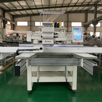 Machines à broder industrielles à grande surface réalisable 1500x800mm prix des machines à broder informatisées à une tête vente en gros