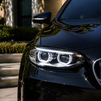 Nouvel ensemble de phares LED 6000K BK pour BMW Série 5 F10 2011-2017 avec feux de jour Angel Eyes améliorés