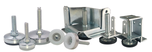 Stainless Steel Rubber <strong>Base</strong> Kitchen Furniture Cabinet Heavy Duty Adjustable Leveling Metal Leveler Leg Feet - Product Image 3