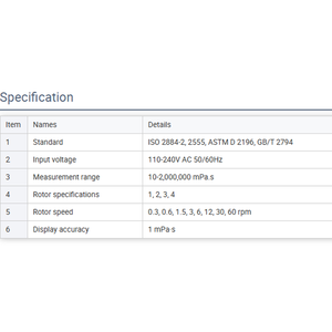 Ndj5s Ndj8s <span class=keywords><strong>Brookfield</strong></span> Tragbares Viskosi meter Preis Labor Viskosi meter Viskosi meter Digitaler Preis Digitales Viskosi meter für Flüssigkeiten - Product Image 5