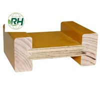 Encofrado de vigas de madera de alta resistencia y tamaño ajustable a precio de fábrica para la construcción de losas y columnas, vigas de madera tipo I de contrachapado amarillo