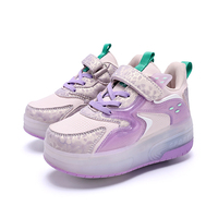 Haute qualité en gros prix usine TPR semelle éclairage Double rangée jeunes réglable professionnel enfants Skate Rollershoes