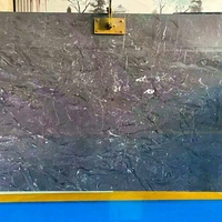 Dalle de marbre gris nuit d'Italie, polie, gris foncé, marbre naturel pour la décoration des murs, sols, comptoirs et marches d'escalier de villas et d'hôtels