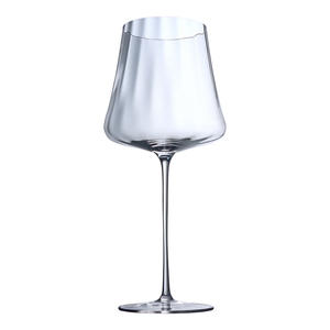 <span class=keywords><strong>Bordeaux</strong></span> de conception moderne pour les verres à vin Gobelets en cristal clair côtelés fins personnalisés pour vin rouge Champagne personnalisé - Product Image 6