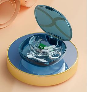 Retenedor de Dientes Ortodóntico, Retenedor de Dentadura Postiza, Caja de Almacenamiento Transparente para Corrección, Caja Pequeña Portátil para Aparatos Ortodónticos - Product Image 6
