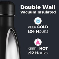 Bouteilles de 1 litre de cola de sport isolées sous vide en acier inoxydable écologique Bouteille d'eau pour garder le froid Flacon à sublimation vierge de 24 heures