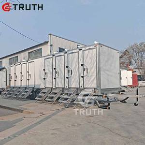 Truth, remolque de baño grande de 8 estaciones completamente personalizado, remolque de baño masculino <span class=keywords><strong>y</strong></span> femenino de lujo, remolques de baño portátiles - Product Image 1