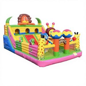 Château gonflable de parc à thème extérieur en PVC de haute qualité, fabriqué sur mesure par Tongcai Factory, trampoline, aire de jeux, <span class=keywords><strong>jeu</strong></span> facile - Product Image 1