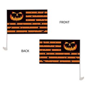 Halloween 12x18 Car <b>Flag</b> with Digital Printing Polyester Pole Display Accessory for Car Windows - Product Image 4