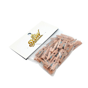 Maßgefertigte 2,5cm oder 25mm Holz-Wäscheklammern & Weihnachtsdekoration <span class=keywords><strong>Mini</strong></span>-Bastelklammern & Birkenholz <span class=keywords><strong>Mini</strong></span>-Wäscheklammern 50 Stück/Set - Product Image 2