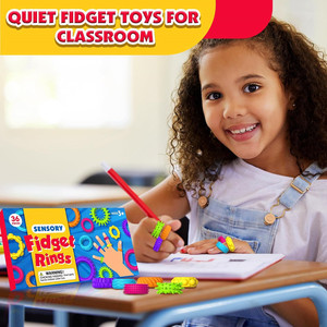 Anneau sensoriel en silicone pour enfants, jouet anti-stress, jouet éducatif, 2 à 4 ans, unisexe - Product Image 6