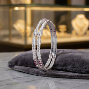 Luxury Women's 925 Silver 16.4g Waterproof Trendy <b>Bangle</b> <b>Bracelet</b> - Product Image 4