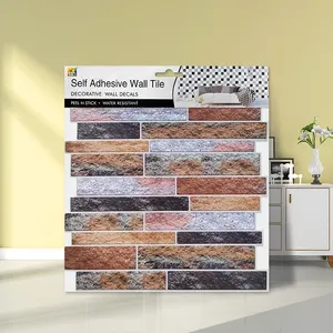 Marble And Small Stone Wall Tile Sticker For Kitchen And Wall Decoration