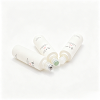 Flacons de parfum élégants en verre, emballages cosmétiques, flacons cosmétiques de luxe vides avec boîtier et bille en acier, flacons de parfum en verre