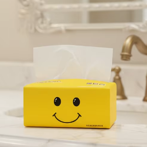 Boîte de mouchoirs en papier 100 % pure pâte de bois, jetables, multi-usages, hautement absorbants, pour usage domestique, impression personnalisée, haute qualité, approvisionnement en gros - Product Image 1