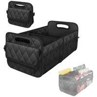 Organisateur de coffre en cuir en stock pour Amazon, boîte de rangement pour voiture, conteneur de rangement pour bagages et hayon