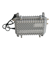 Penguat Sinyal CATV Luar Ruangan 47-870MHz 2 Output RF Gain 29dB Peralatan Siaran Radio & TV Kabel