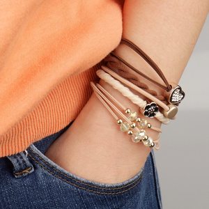 <span class=keywords><strong>Élastique</strong></span>s à <span class=keywords><strong>cheveux</strong></span> bohèmes tendance pour femmes, tissés à la main, vintage, haute élasticité, matériaux mixtes, accessoires en caoutchouc - Product Image 4