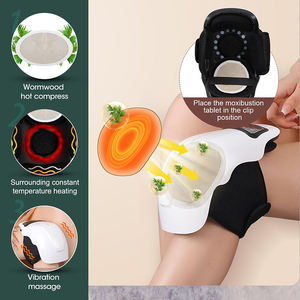 Pétrissage Vibration Chauffage électrique et thérapie par la lumière rouge Soulagement de la douleur Massage Dispositif d'articulation du genou Masseur de genou Machine - Product Image 4
