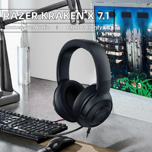 Cuffie da Gaming Razer Kraken X Essential 7.1 Surround Sound On-Ear/Over-Ear con Driver Dinamico da 40mm e Microfono Cardioide Flessibile - Product Image 2