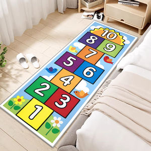 Alfombra de Juego Hopscotch para Niños, Alfombra de Juego para el Suelo, Alfombra de Juego para Gatear y Saltar, Alfombra de Aprendizaje de Números para Niños - Product Image 2