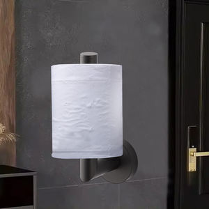 SWIFTHORSE <span class=keywords><strong>Porte</strong></span>-serviettes en papier magnétique <span class=keywords><strong>Porte</strong></span>-papier de soie Mat <span class=keywords><strong>Porte</strong></span>-rouleau de tissu Rangement de salle de bain Accessoires de salle de bain - Product Image 1