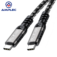 Câble de charge et de transfert de données USB4 40 Gbps 40G 240W, haute vitesse, tressé, prend en charge 8K/60Hz, robuste pour iPhone/MacBook/iPad/