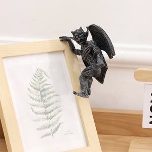 Estatua de monstruo <span class=keywords><strong>fantasma</strong></span> de resina, adornos, alas de demonio de Halloween, decoraciones creativas para el hogar - Product Image 4