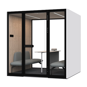 Cabina Acústica Premium de 3.ª Generación para 6 Personas, Aleación de Aluminio XL, Insonorización de 30dB, Sala de Reuniones, Ventilación de 560m³/h, Iluminación LED para Oficina - Product Image 2
