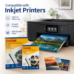 Papel Fotográfico Profesional A4 180-260gsm para <span class=keywords><strong>Impresora</strong></span> de Inyección de Tinta, Papel Fotográfico para Impresión de Calendarios y Tarjetas de Felicitación - Product Image 4