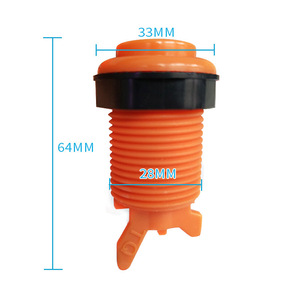 Arcade Machine Plastic Bracket <b>With</b> Micro <b>Switch</b> Button 64MM Custom Made For Game Control Panel - Product Image 1