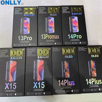 Vente en gros d'écrans LCD souples OLED TFT Incell, pièces de rechange pour iPhone 14 Pro Max 11 12 13 15 16 Xs Xr Plus Gx Rj Jk Dd