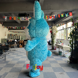 <span class=keywords><strong>Costume</strong></span> Gonfiabile da <span class=keywords><strong>Coniglio</strong></span> 2m/2.6m per Adulti, Vestito da Mascotte Peloso Gonfiabile, Abito da Coniglietto Pasquale per Intrattenimento - Product Image 2