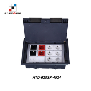 Tomacorriente de Piso Empotrado Safewire, de Acero Inoxidable, Tipo Oculto, 45 EU UK, Personalizable - Product Image 1