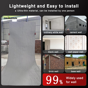 Pannelli per Pareti Esterne in Plastica Riciclata, Rivestimento in Pietra Artificiale Ignifugo, Design in Pietra Flessibile Ecologico - Product Image 2