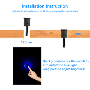 4 trong 1 dễ dàng để thay thế 1216b tập trung kiểm soát 12V 24V cảm biến cảm ứng tủ Tủ tủ quần áo Dimmer cảm ứng chuyển đổi - Product Image 6