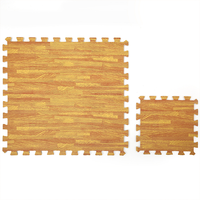Revêtement de sol en mousse imitation bois léger, résistant aux dommages, nouvelle tuile de papier peint en mousse antidérapante pour tout environnement, tapis de tatami en mousse EVA