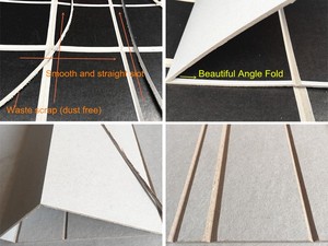 MSKC-800 Semi Automatic <strong>Electrical</strong> Cardboard V <strong>Grooving</strong> <strong>Machine</strong> With Corner Cutting And Auto Sizing Function - Product Image 6