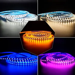 Fast Shipping 3000/4000/6000k Led Strip Light 5M/Roll 8MM 10MM Fpcb Light Strip 60/120/240leds 12V/24v Smd 2835 Led Strip Light