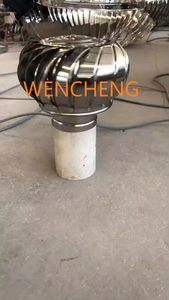 Ventilateurs de ventilation spirale à énergie éolienne en acier inoxydable pour atelier WENCHENG - Product Image 2