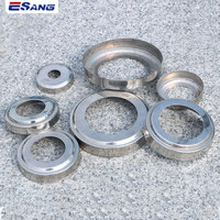 ESANG Balustrade Fitting Treppe Handlauf Geländer Rohr Basis abdeckung 304 316 Edelstahl Geländer dekorative Abdeckung