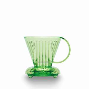 Jarra de Plástico Transparente Verde Superior de 300 ml, Forma Trapezoidal, para Servicios de Catering, para Verter Café - Product Image 1