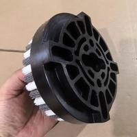Brosse de débavurage pour fraiseuse CNC de qualité industrielle, disque de 6 pouces de diamètre, en carbure de silicium et poils de diamant mélangés, certifiée ISO9001