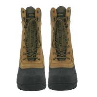 Bottes d'hiver chaudes et imperméables en cuir marron mi-mollet, légères et personnalisées YL617 pour hommes
