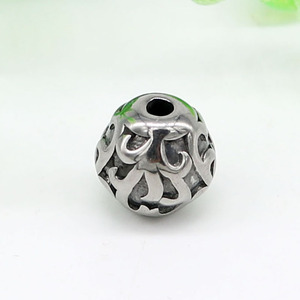 yunnique Stainless Steel Round <b>Spacer</b> Beads Glossy Retro Color For Bracelet Making 6mm - Product Image 5