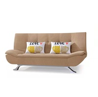 Sofá Cama Moderno de Metal para el Hogar, Muebles de Sala, Futón Sofá Cama con Estructura de Metal